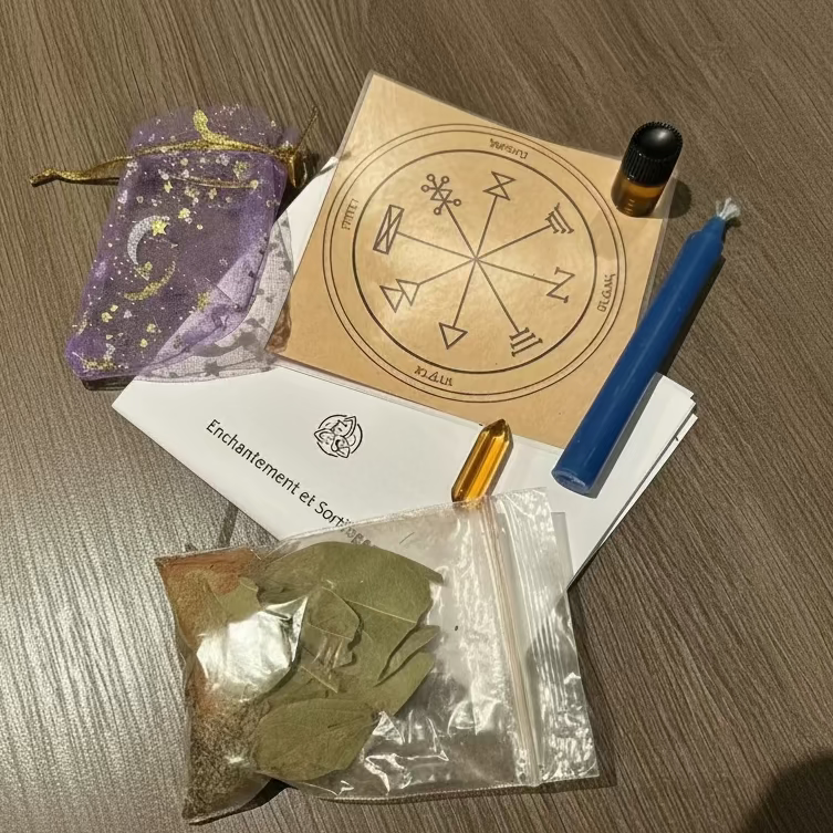 Kit rituel d’activation et de consécration du 1er Pentacle de Jupiter de Salomon pour prospérité, business, réussite et augmentation des ventes.