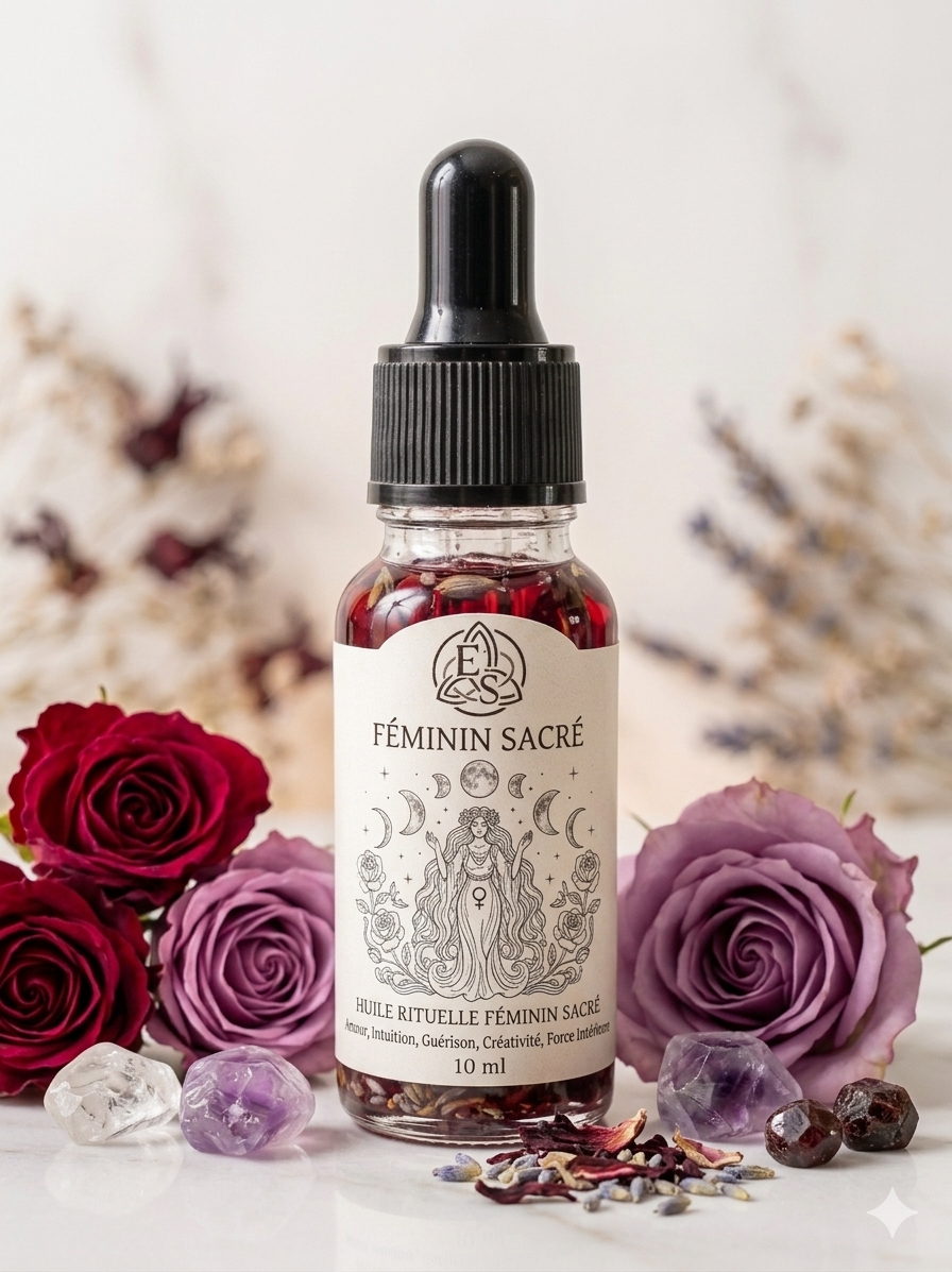 Huile rituelle Féminin Sacrée 10ml