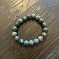 Bracelet Turquoise Africaine 10 mm 23 pierres – bracelet de sorcellerie pour transformation, nouveau départ, protection et évolution