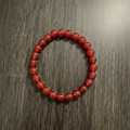 Bracelet Cornaline 8 mm 23 pierres naturelles – bracelet de sorcellerie pour courage, vitalité, passion et pouvoir personnel