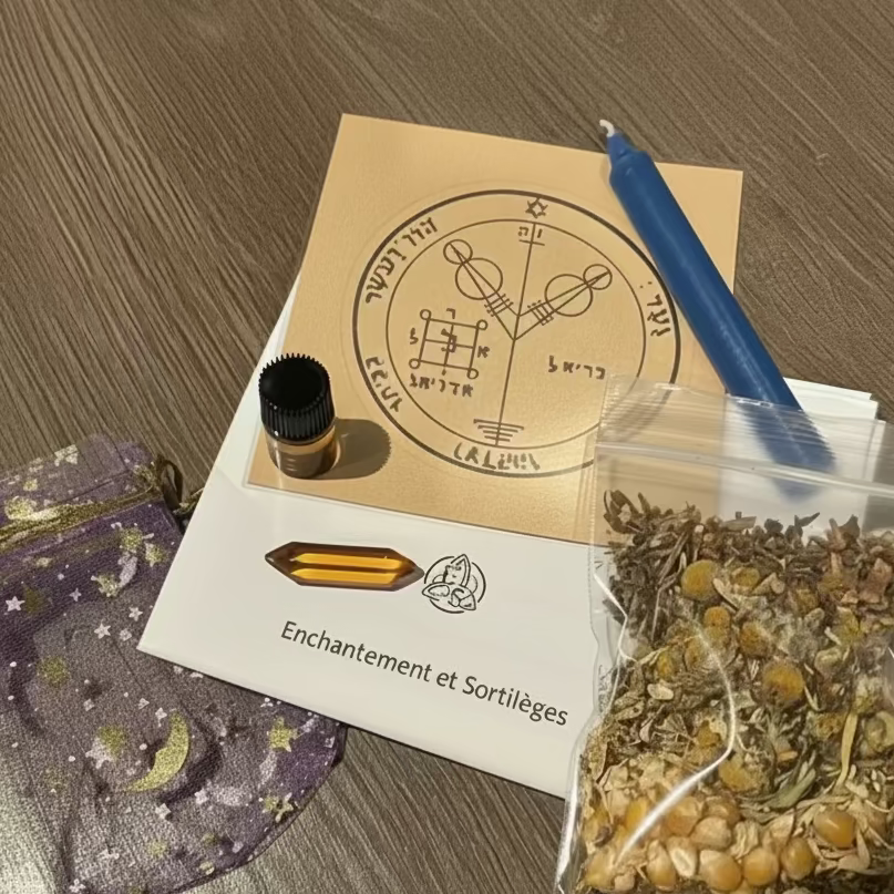 Kit d’activation et de consécration du 1er Pentacle de Jupiter de Salomon pour succès, bonne fortune, prestige et opportunités d’affaires.
