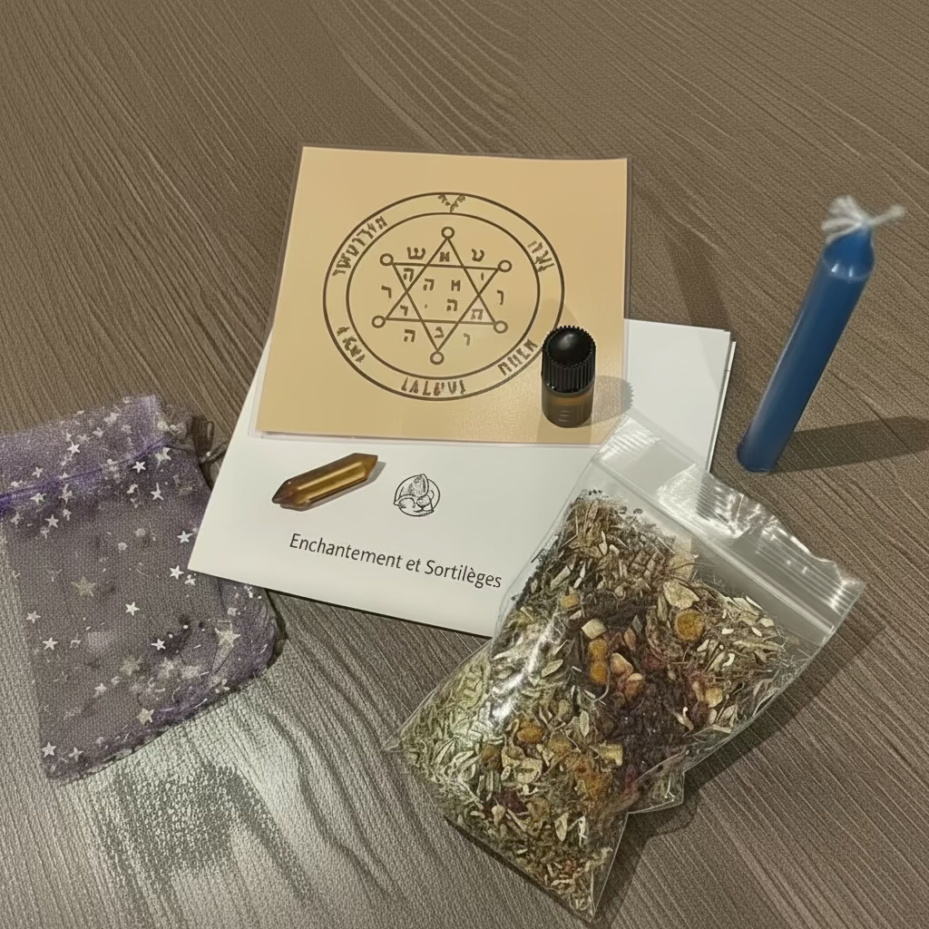 Kit d’activation et de consécration du 2e Pentacle de Jupiter de Salomon pour prospérité, richesse, gloire, dignités et paix intérieure.