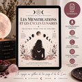 PDF numérique 14 pages Les Menstruations et les Cycles Lunaires – types de sorcières, pouvoirs, Esbats, Sabbats et rituels.