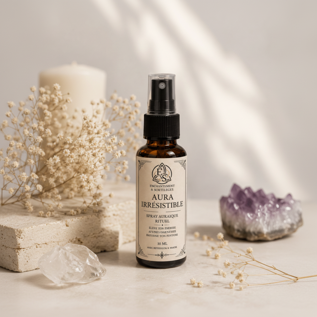 Aura Irrésistible – Hydrolat Floral Ésotérique 50 ml - Enchantement et Sortilèges