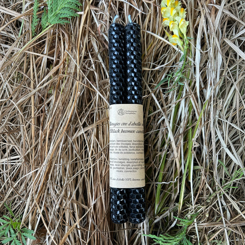 Bougie Rituel en Cire d’Abeille Naturelle – 20 cm - Enchantement et Sortilèges