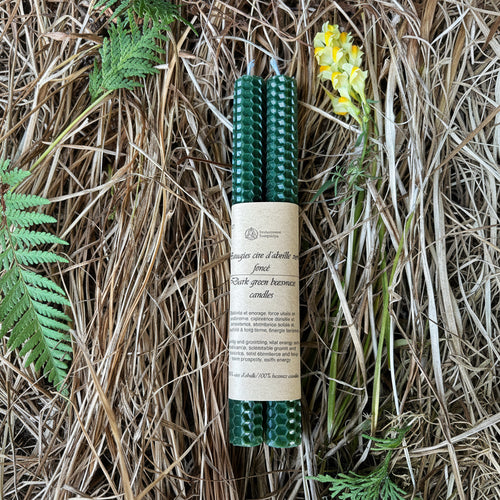 Bougie Rituel en Cire d’Abeille Naturelle – 20 cm - Enchantement et Sortilèges