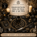 Disposition des Outils de l’Autel PDF – 6 pages | Guide pratique numérique - Enchantement et Sortilèges