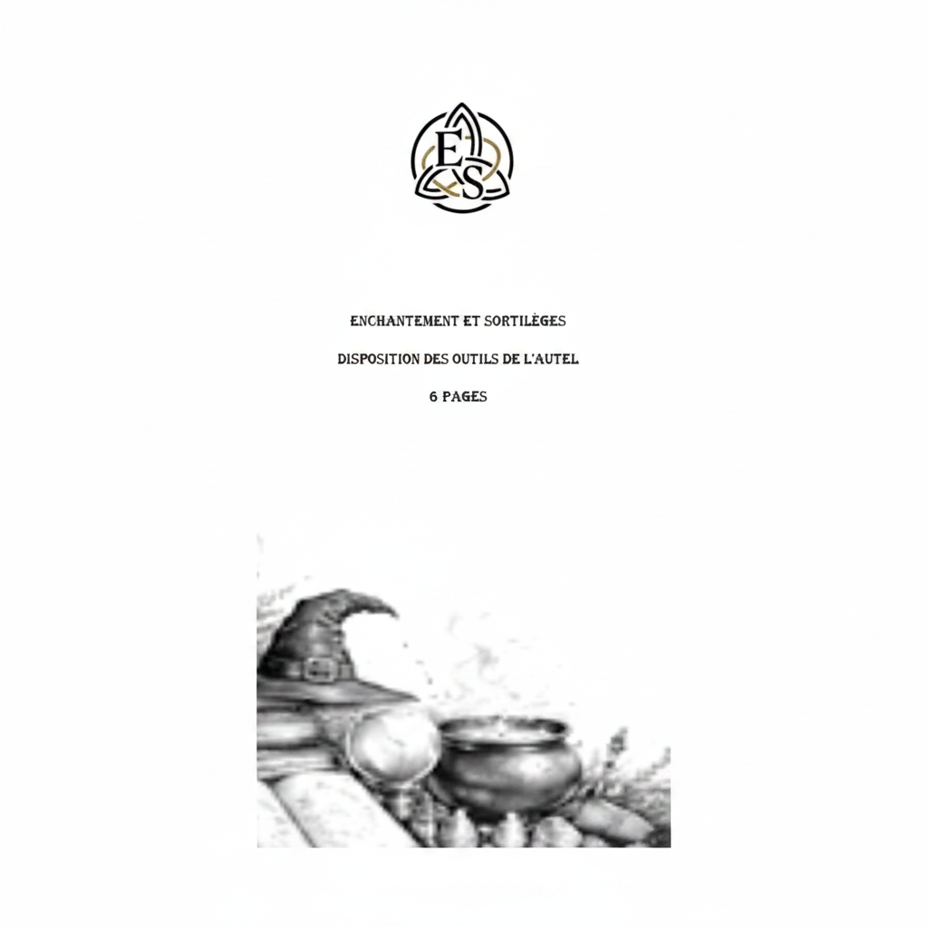 Disposition des Outils de l’Autel PDF – 6 pages | Guide pratique numérique - Enchantement et Sortilèges