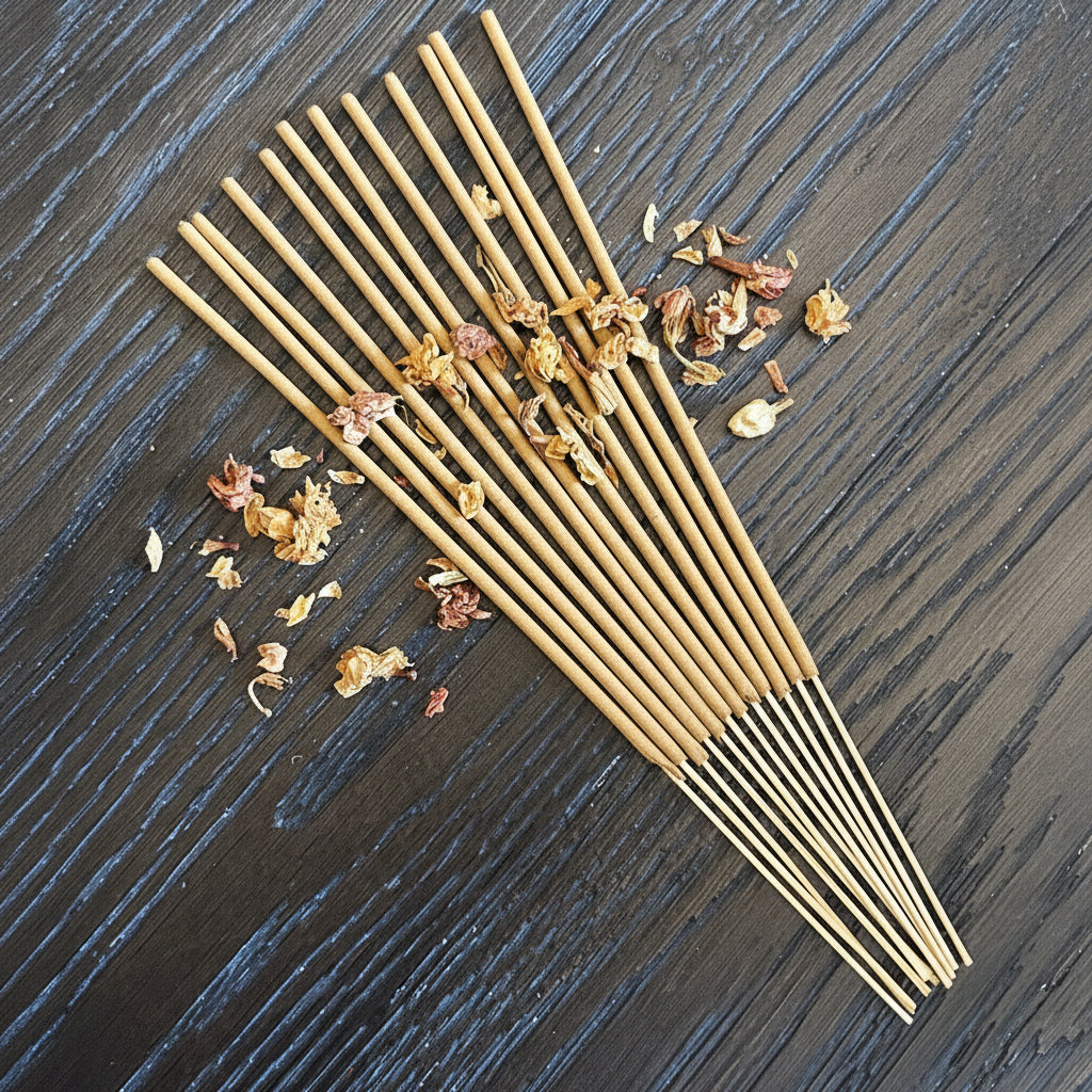 Encens de Jasmin – Apaise le stress & l’Anxiété, Amour & Sensualité Paquet de 24 bâtonnets - Enchantement et Sortilèges