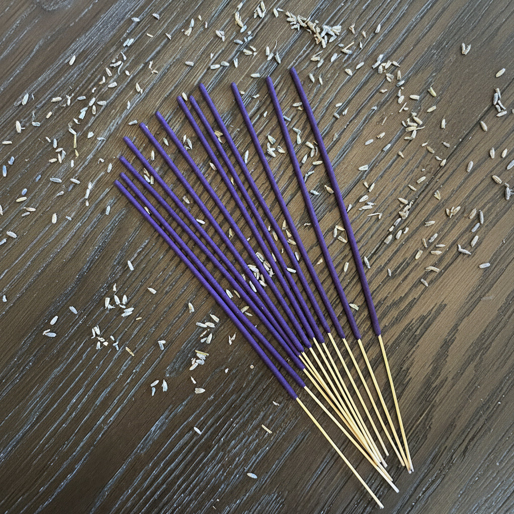 Encens de Lavande – Intuition, Paix, guérison, rêve, amour 24 bâtonnets d’encens - Enchantement et Sortilèges