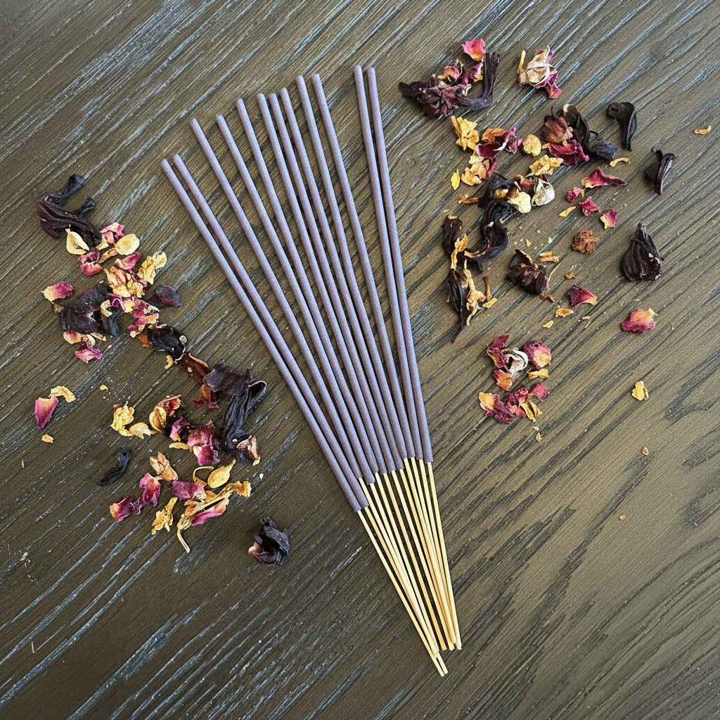Encens de Vanille – Amour, Prospérité & Abondance Paquet de 24 bâtonnets - Enchantement et Sortilèges