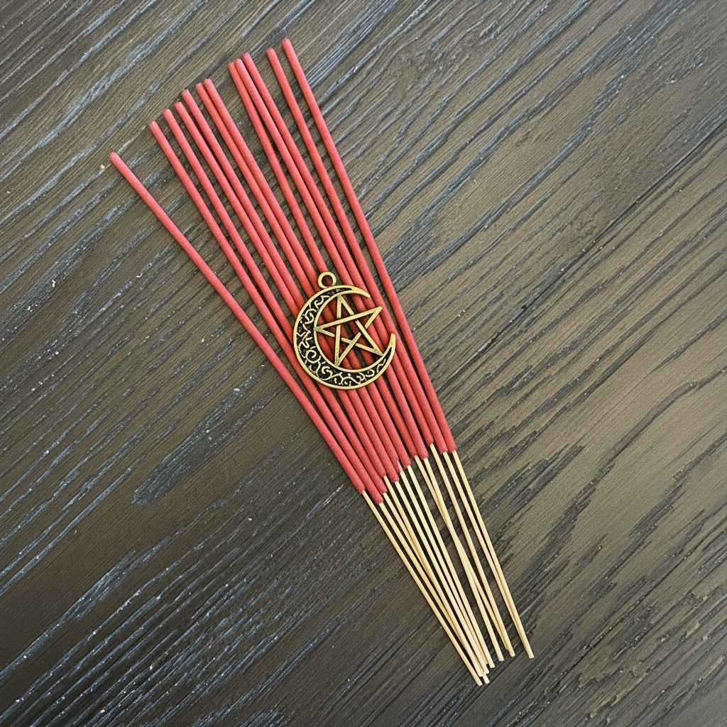 Encens Sang de Dragon – Protection, Bannissement & Pouvoir, Prospérité & chance Paquet de 24 bâtonnets - Enchantement et Sortilèges