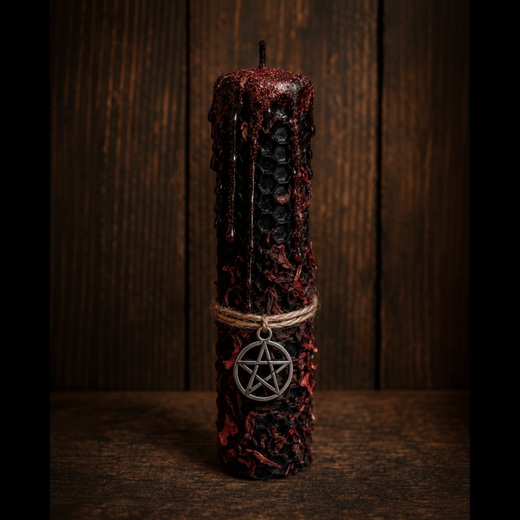 Flamme Ensorcelante – Bougie Rituelle - Désir • Passion • Charme Ensorcelant • Domination énergétique - Enchantement et Sortilèges