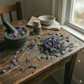 Fleurs de violettes séchées – 15g | Douceur, intuition & amour spirituel - Enchantement et Sortilèges
