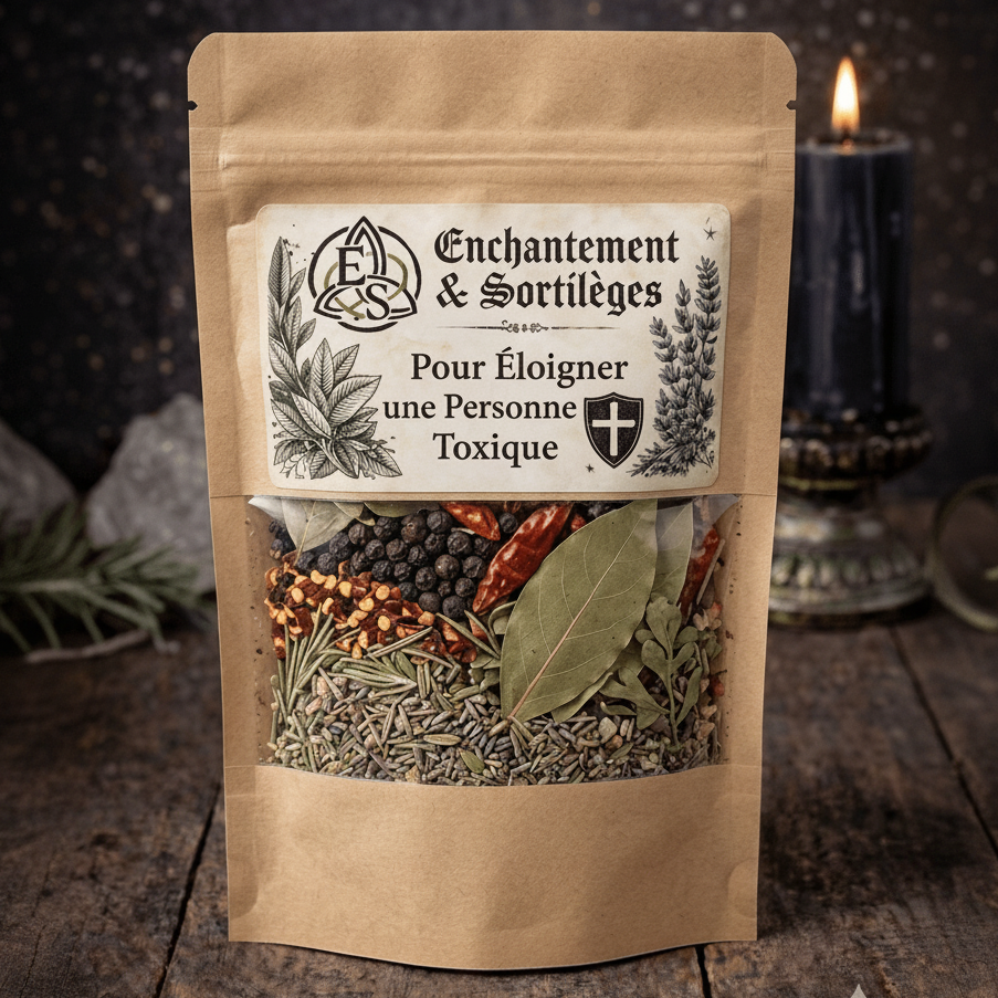 Herbes Rituelles – Éloignement des Personnes Toxiques - Enchantement et Sortilèges