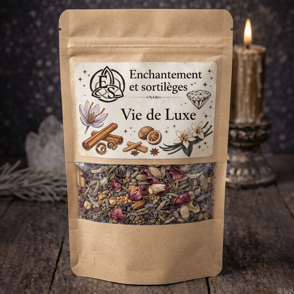 Herbes Rituelles – Vie de Luxe & Abondance Élégante - Enchantement et Sortilèges