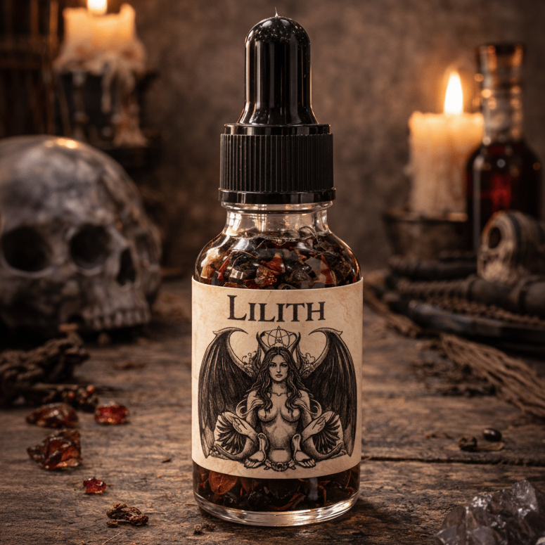 Huile de la Reine de la Nuit – Lilith (10 ml) - Enchantement et Sortilèges