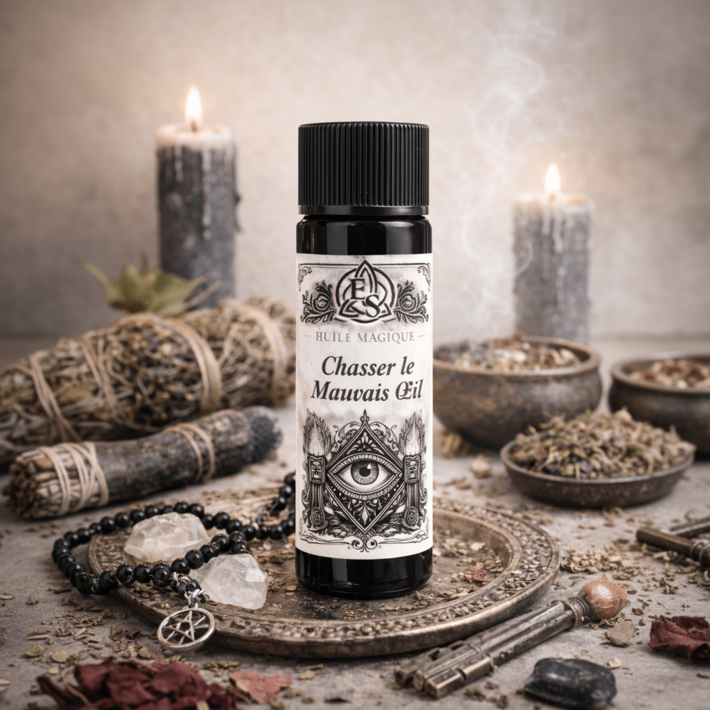 Huile Magique – Chasser le Mauvais Œil (10 ou 15 ml) - Enchantement et Sortilèges