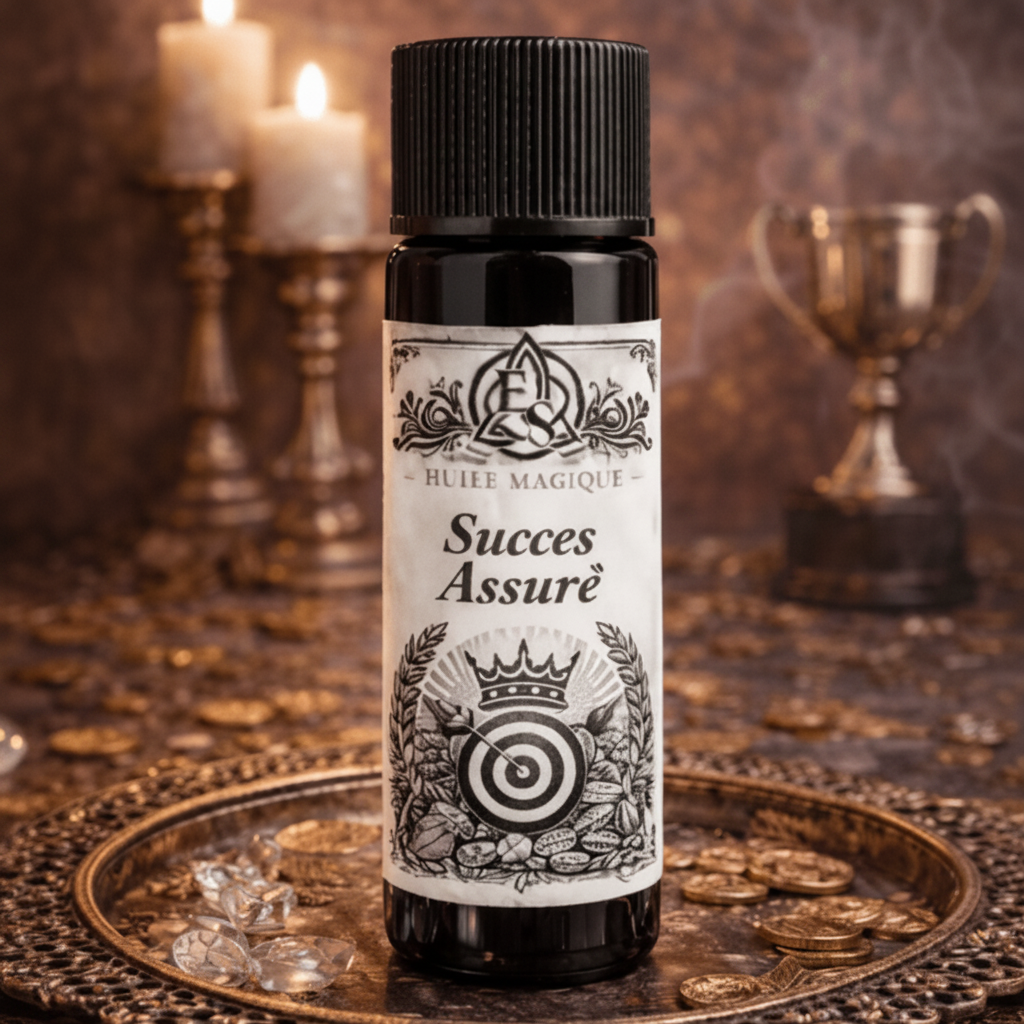 Huile Magique – Succès Assuré (10 ou 15 ml) - Enchantement et Sortilèges