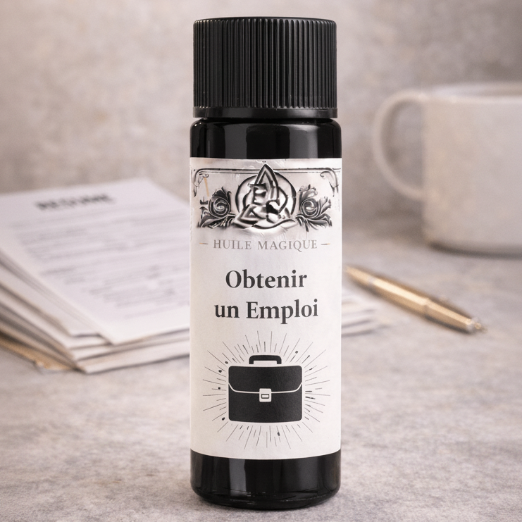 Huile Obtenir un Emploi – Opportunités, Embauche & Nouveaux Départs (10 ou 15ml) - Enchantement et Sortilèges