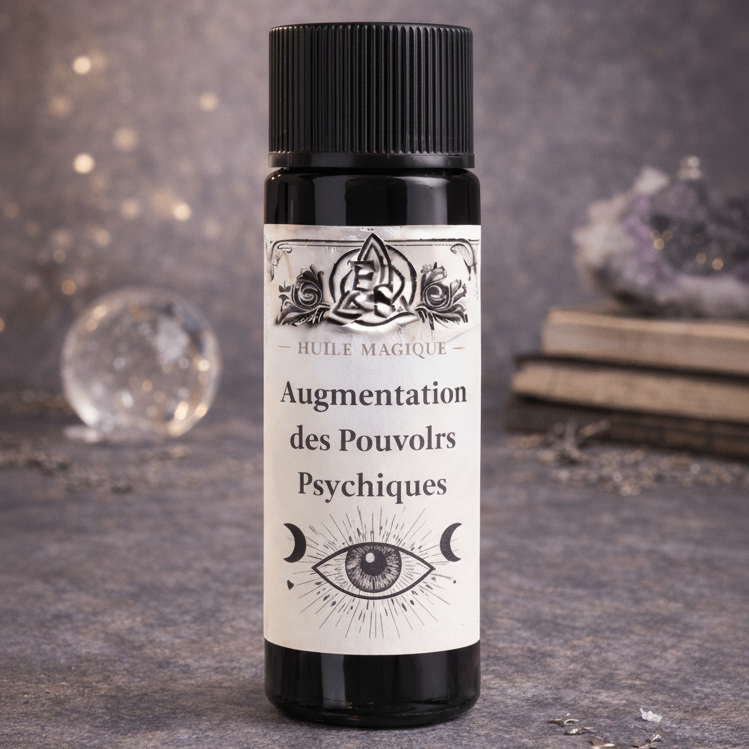 Huile pouvoirs psychiques (10 ou 15 ml) – Intuition, clairvoyance et troisième œil - Enchantement et Sortilèges
