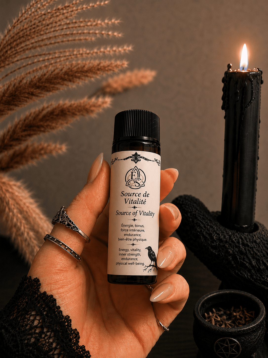 Huile « Source de Vitalité » – Énergie, Renouveau & Équilibre - Enchantement et Sortilèges