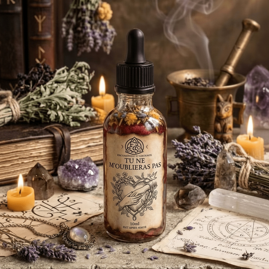 Huile “Tu Ne M’oublieras Pas” – 10 ml - Enchantement et Sortilèges
