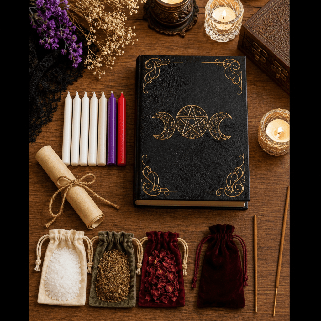 Kit Grimoire & Rituel d’Activation du Grimoire - Enchantement et Sortilèges