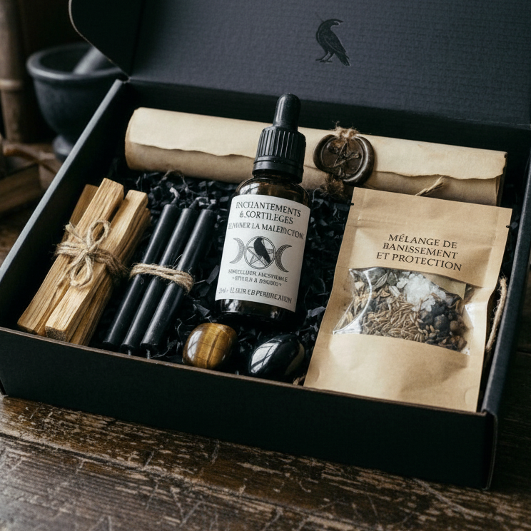 Kit rituel anti - malédiction – Libération totale | Désenvoûtement, protection et purification énergétique - Enchantement et Sortilèges