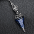 Pendule en orgonite et lapis-lazuli – Intuition, protection et équilibre énergétique - Enchantement et Sortilèges