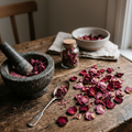 Pétales de roses rouges séchées – 15g | Amour, passion & énergie du cœur - Enchantement et Sortilèges