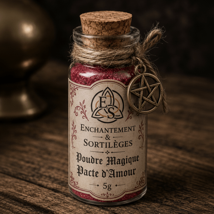 Poudre Magique Pacte d’Amour – 5g - Enchantement et Sortilèges