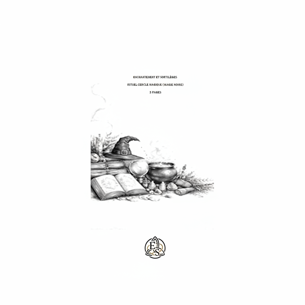 Rituel Cercle Magique de Magie Noire - PDF - Enchantement et Sortilèges