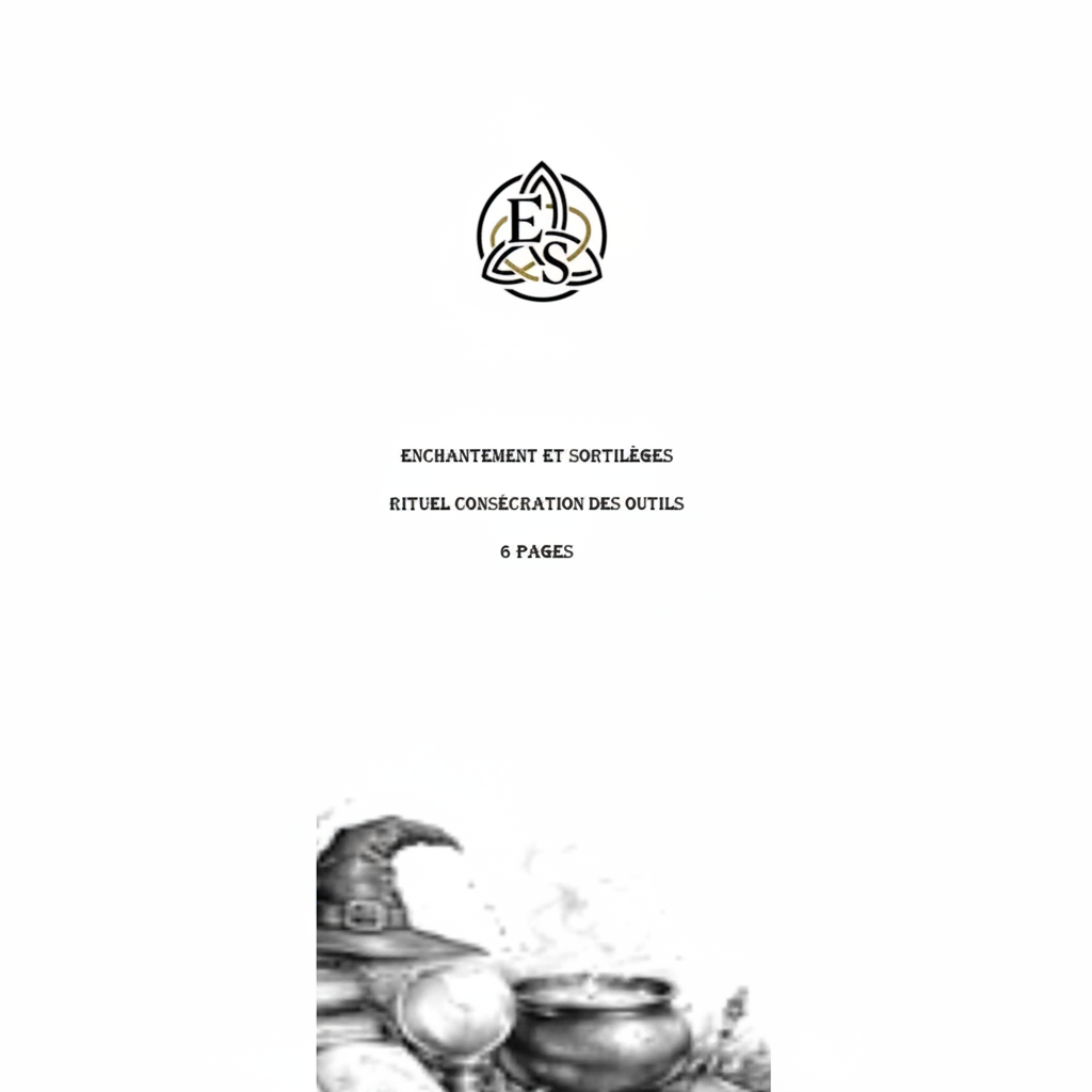 Rituel de Consécration des Outils PDF – 6 pages | Format numérique téléchargeable - Enchantement et Sortilèges