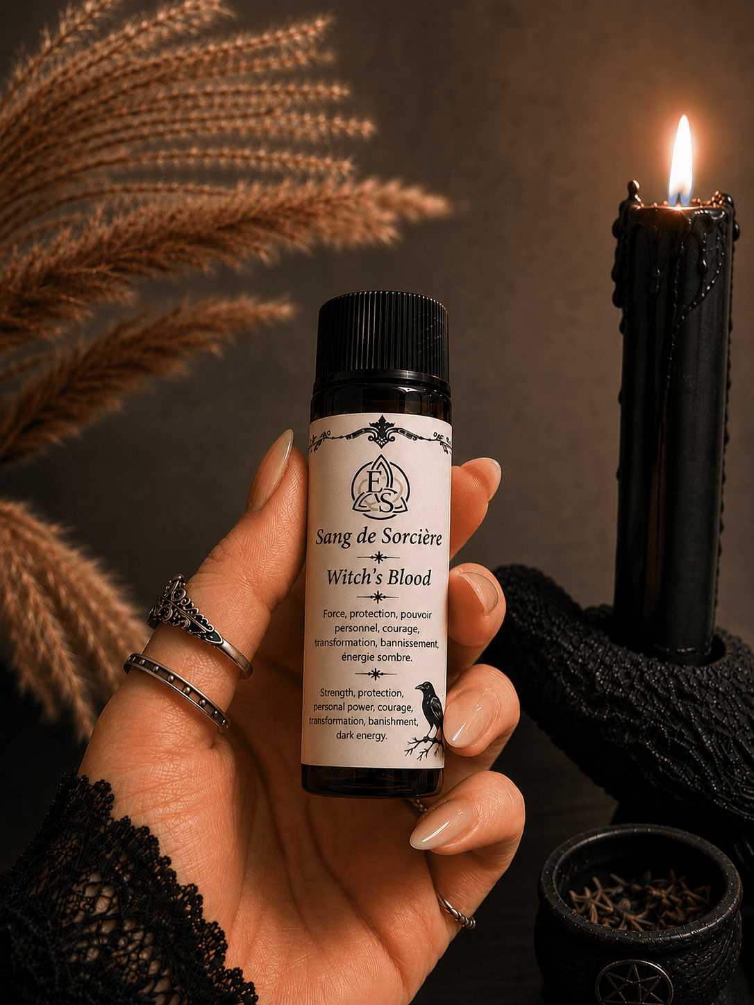 Sang de Sorcière – Pouvoir & Intensité (10 ou 15ml) - Enchantement et Sortilèges