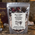 Sel de Bain Puissance Féminine | Rituel Énergie & Confiance (200g ou 400g) - Enchantement et Sortilèges