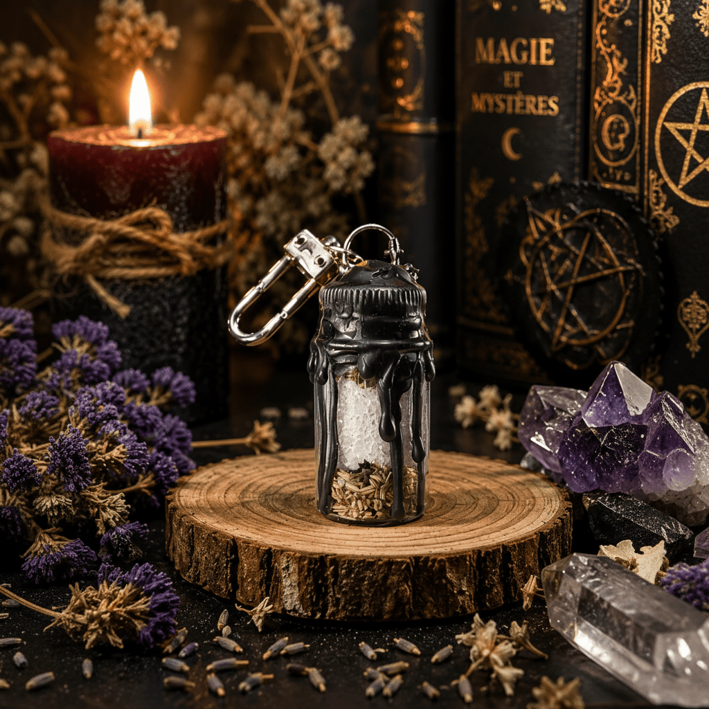 Talisman de Protection en Voiture – Porte - clé (3 cm) - Enchantement et Sortilèges